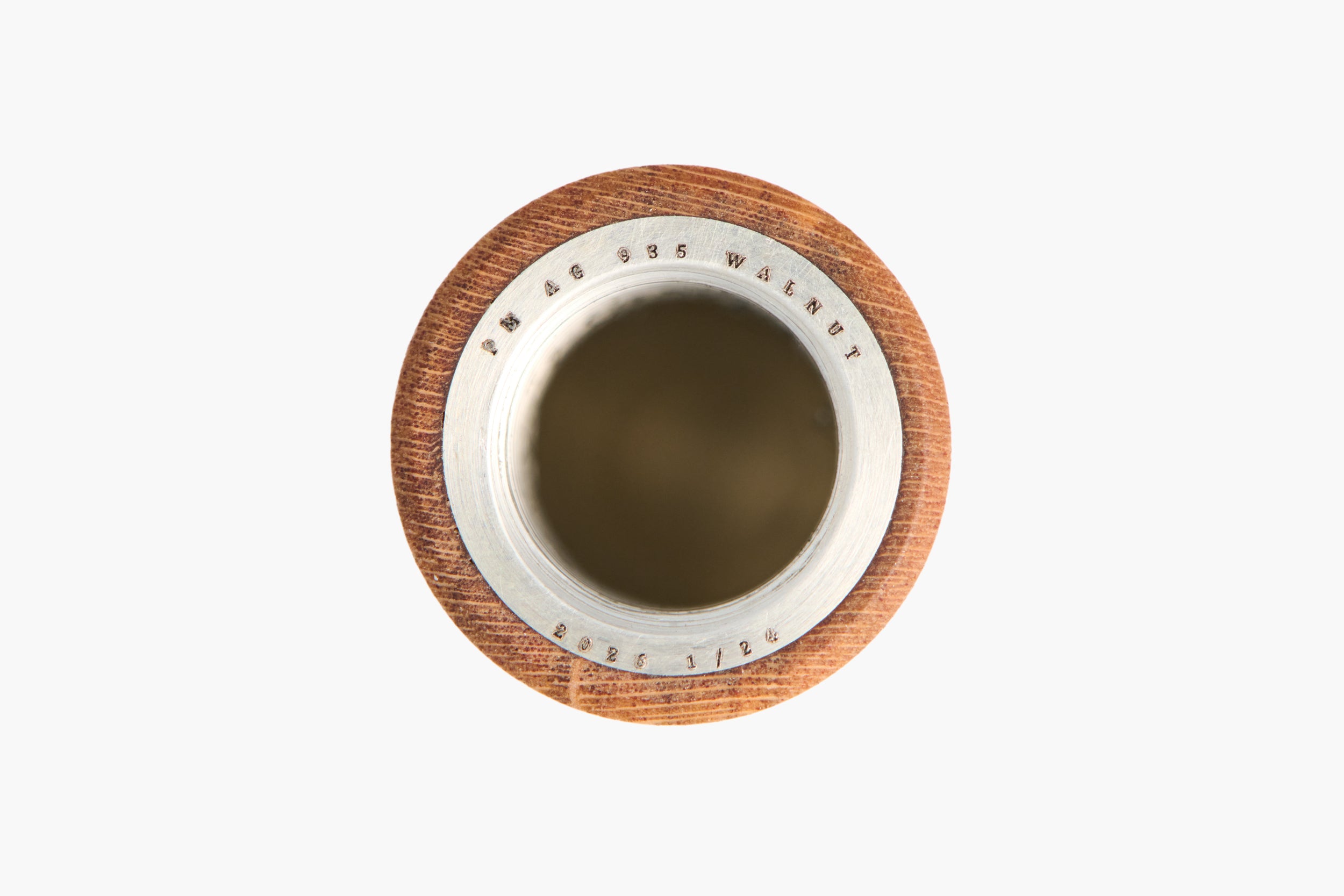 POCKETMASTER, Walnuss & Silber, THE NINE 2026, Taschenfüllfederhalter, handgefertigt