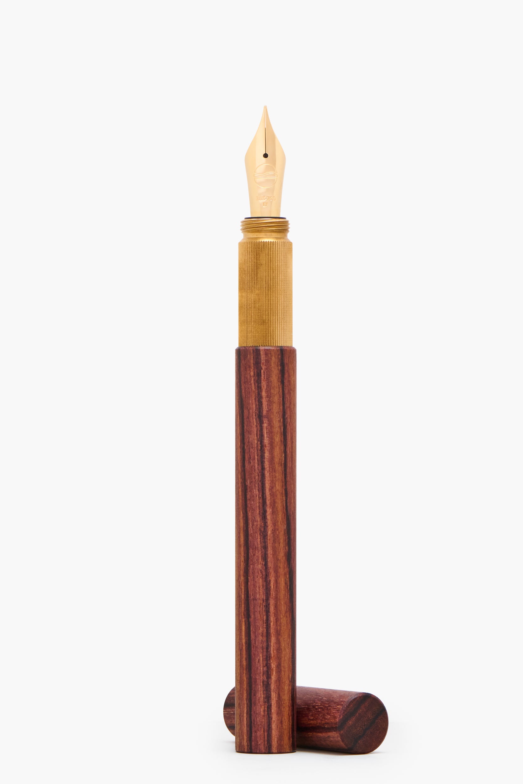 SHORTCAP, Königsholz & Messing, THE NINE 2026, Füllfederhalter, handgefertigt