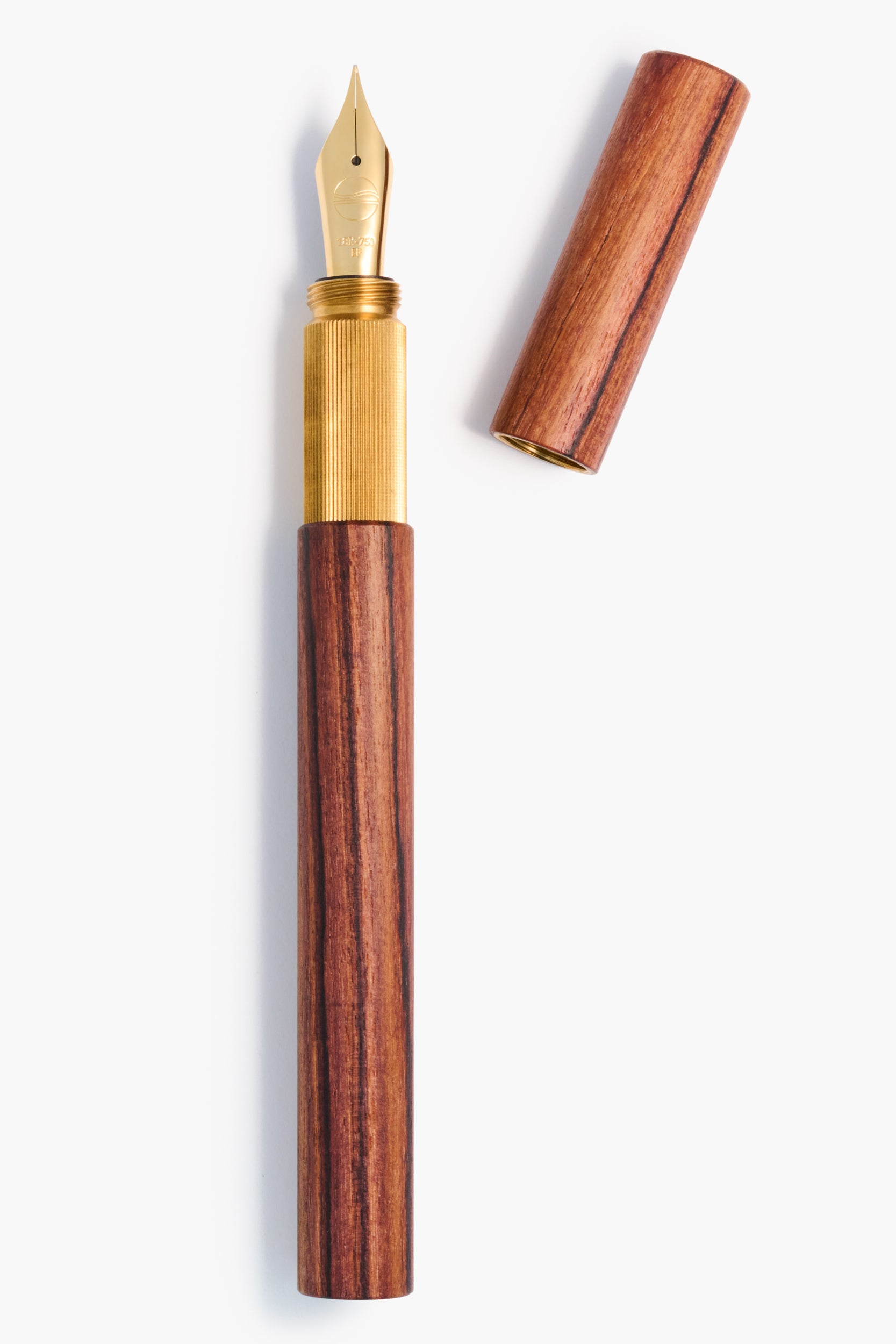 SHORTCAP, Königsholz & Messing, THE NINE 2026, Füllfederhalter, handgefertigt