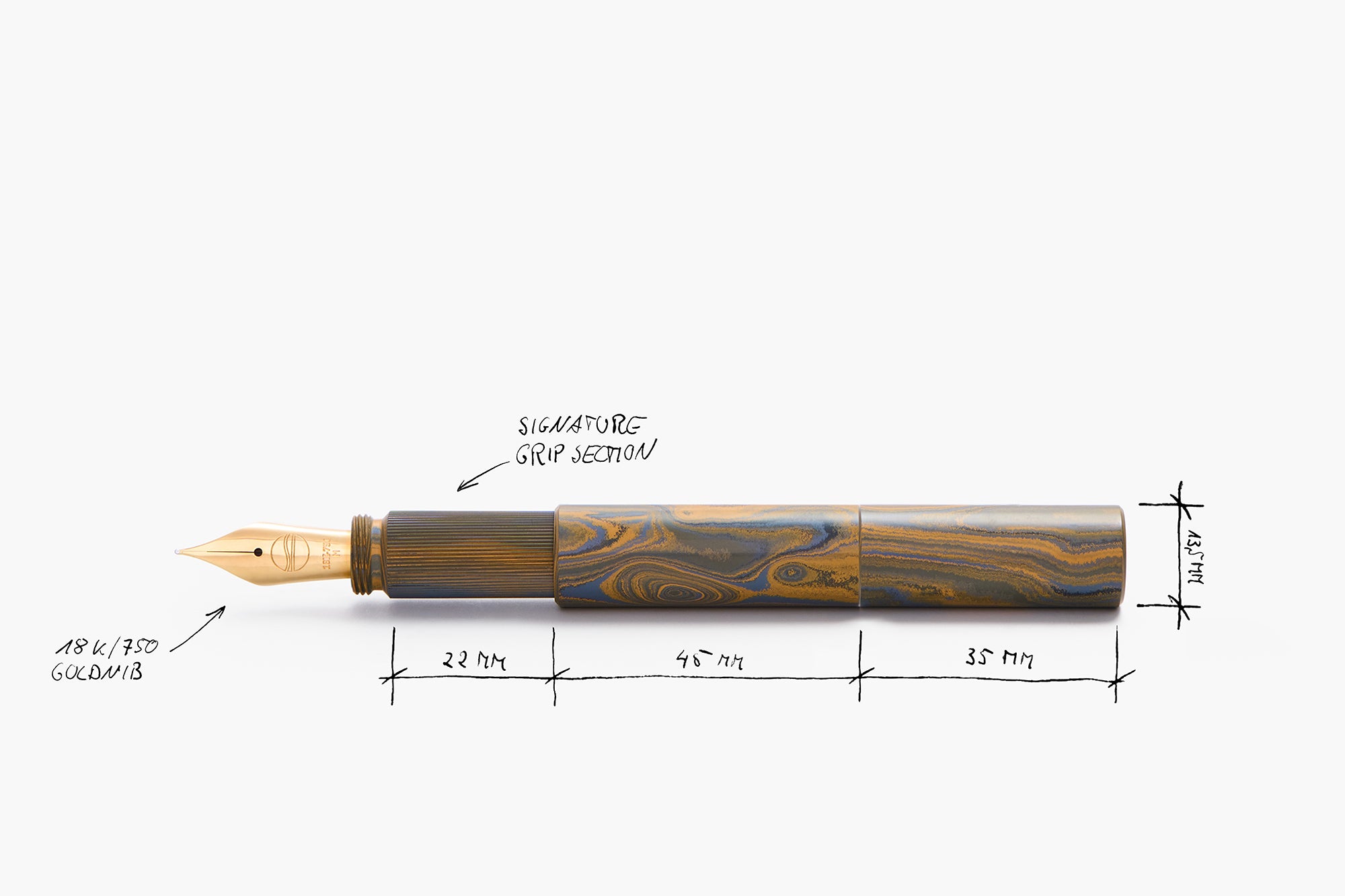 POCKETMASTER, Ebonit "Penmaker's Atelier", Sonderedition 2026, Taschenfüllfederhalter, handgefertigt