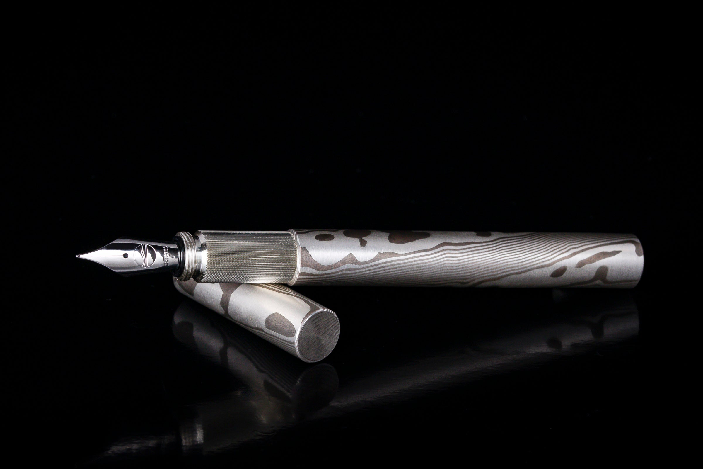 SHORTCAP, Mokume Gane, PREZIOSE, Füllfederhalter, handgefertigt